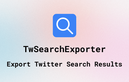 Twitter Search & Hashtag Scraper